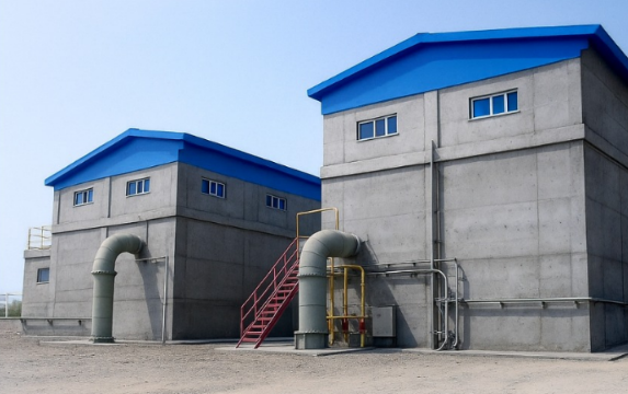 Pre-Treatment Building (Flash Mixing & Flocculation)